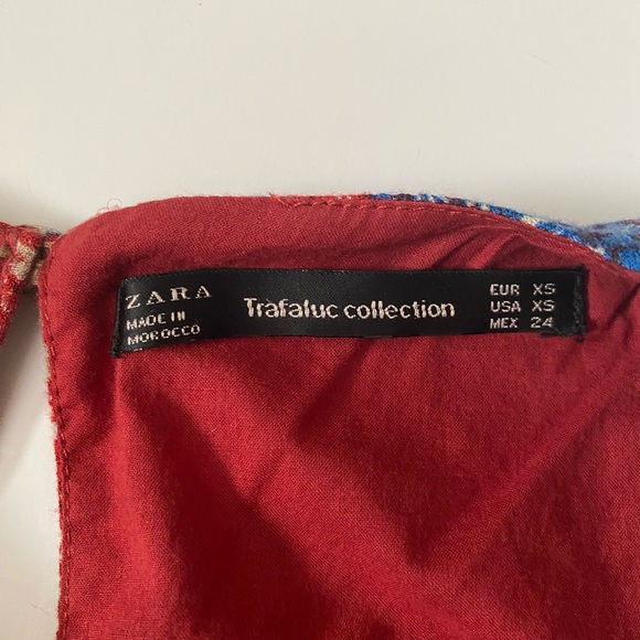 ZARA Trafaluc collection Floral Cottage Core Boho Prairie Midi Dress - Picture 10 of 14